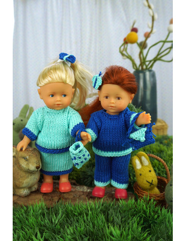 Strickanleitung "Fabiola & Felia" gedruckt