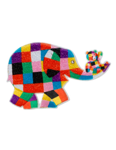 Appliqué, Patch, Iron-on: Elmer© met beer