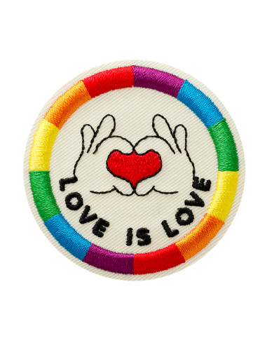 Applikation,Patch,Aufbügler: Love is Love