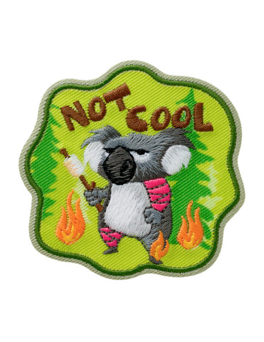 Appliqué, Patch, Iron-on: Recycl-Patch Koala Not Cool