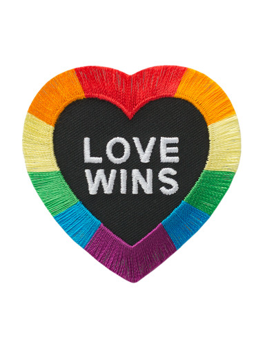 Applikation,Patch,Aufbügler: Love wins