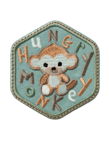 Applikation,Patch,Aufbügler: Hungry Monkey