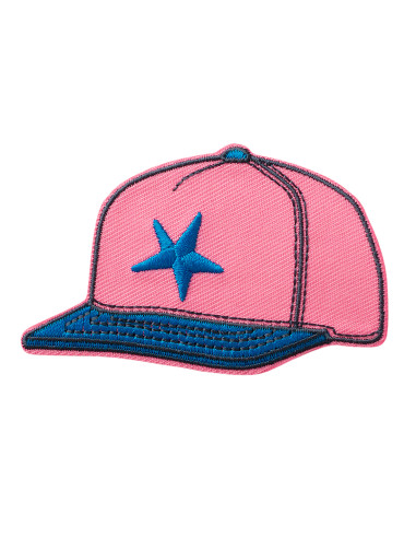 Applikation,Patch,Aufbügler: Cap pink