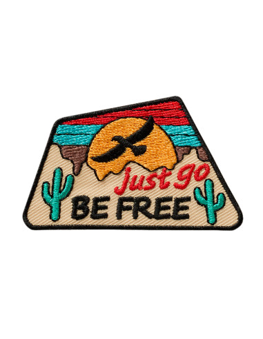 Applikation,Patch,Aufbügler: Just go be free