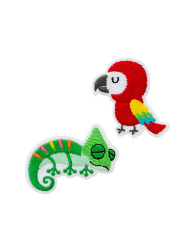 Applicatie, Patch, Strijkapplicatie: Recycl-Patch Jungle-set