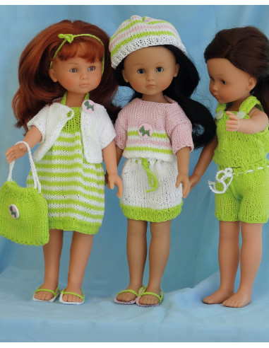 PDF Download Instructions de tricot "Claudia,Clarissa & Marie"