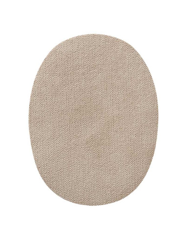 Appliques, Patch, Écusson thermocollant:Patch en tissu Oval Sand 2 pcs.