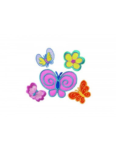 Create papillons 5 motifs