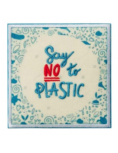 Zeg nee tegen plastic recycle patch