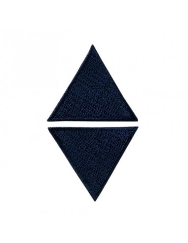 Appliques, Patch, Écusson thermocollant : 2 triangles marins