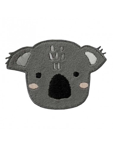 Appliques, Patch, Écusson thermocollant : Tête de koala