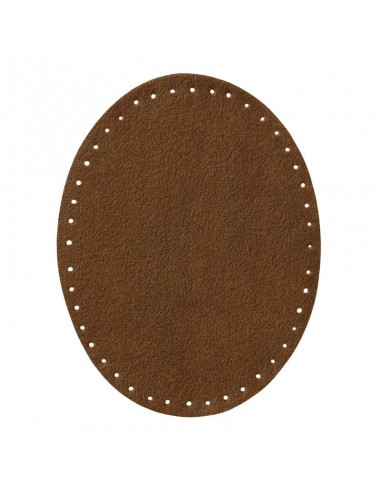 Patch en daim imitation marron 2 pièces