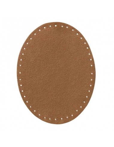 Flicken Wildlederimitat Beige 1 Paar