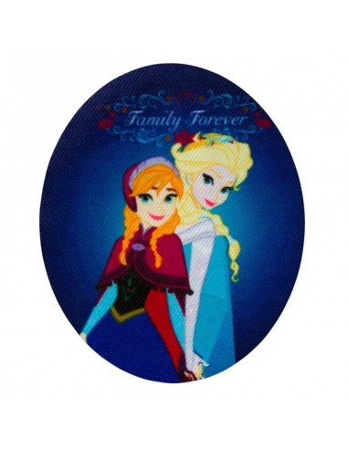 Appliqué, Patch, Iron-on: Frozen© Print patches Elsa+Anna