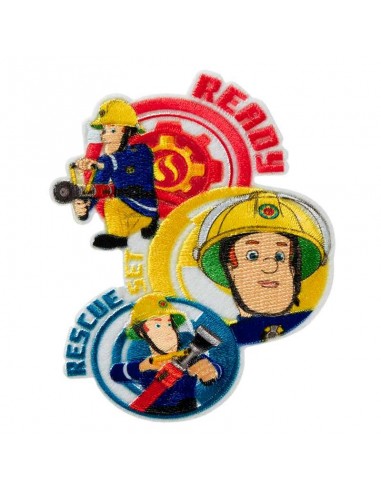 Appliqué, Patch, Iron-on: Fireman Sam© Ready Rescue