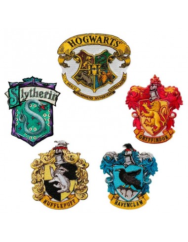 Appliqué, Patch, Iron-on: Assortiment Harry Potter© Wapen