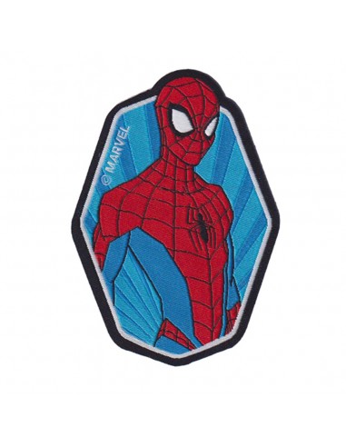 Applikation, Patch, Aufbügler: Spiderman© Brustbild