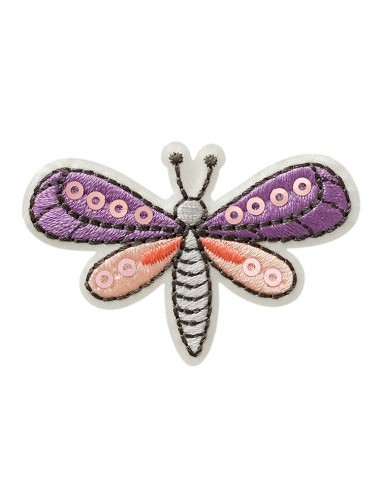 Applicatie, Patch, Strijkapplicatie: Dragonfly met lovertjes