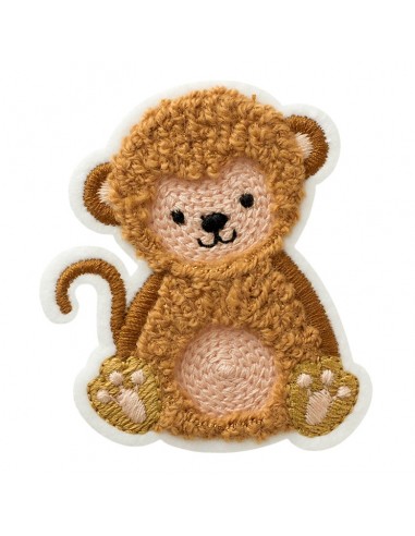 Appliqué, Patch, Iron-on: Monkey fluffy