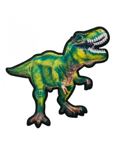 Applicatie, Patch, Strijkapplicatie: T-Rex groen