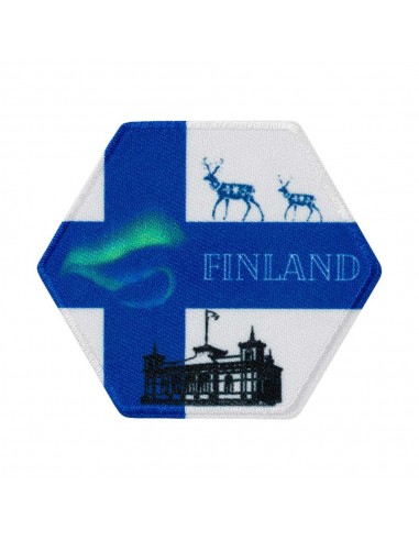 Appliqué, Patch, Iron-on: Honingraat Finland