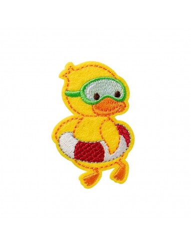 Appliques, Patch, Écusson thermocollant : Canard avec bouée