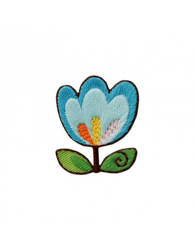 Applicatie, Patch, Strijkapplicatie: Tulpenblauw