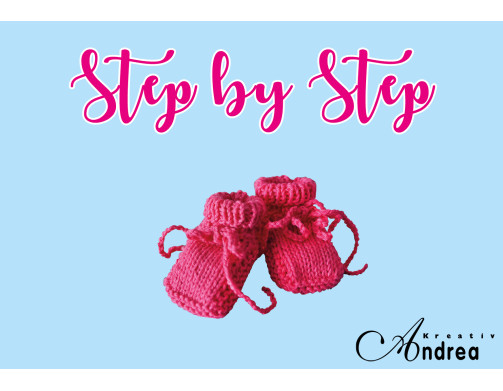 Puppenschuhe stricken - Step by Step Anleitung